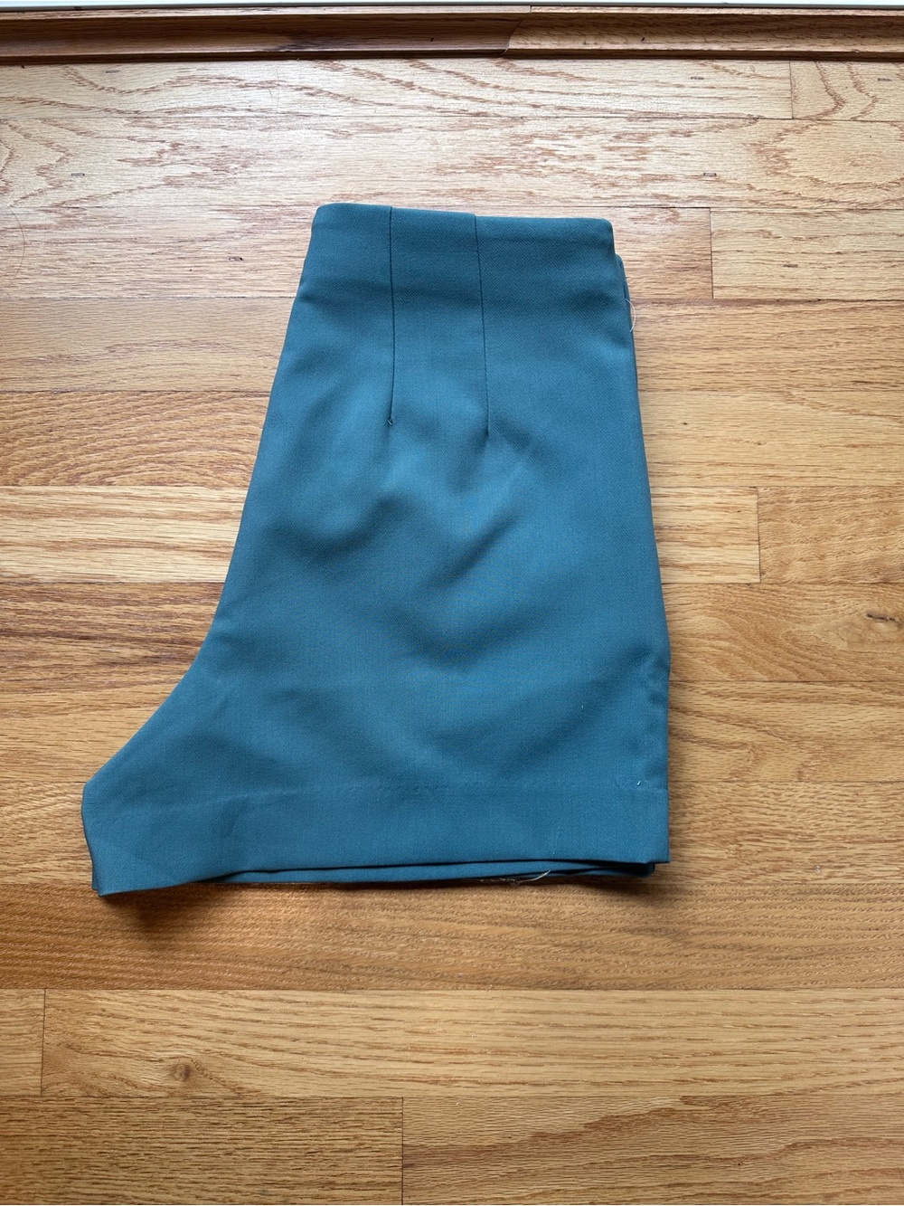 NWT A New Day Turquoise Women's Tailored High-Waist Midi Shorts, Size 6 - Picture 11 of 11